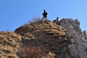 In GRIGNETTA (2177 m) ad anello Cresta Cermenati – Sentiero delle Capre dal Pian dei Resinelli il 27 marzo 2019 - FOTOGALLERY